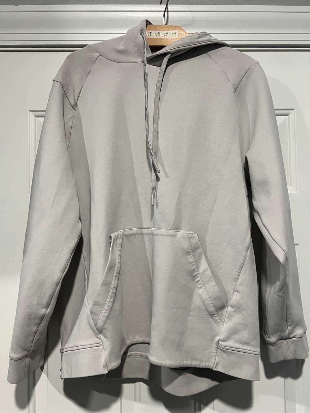 RUDIS Hooded Pullover Sweatshirt Women’s Sz L Light Beige Sports Outdoors Active